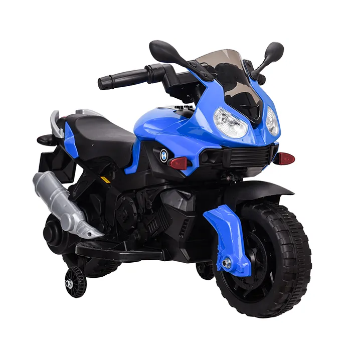 Blue Kids Motorcycle